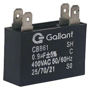 Capacitor CBB61 Gallant 0,9MF +-5% 400VAC GCP09S00A-PT400