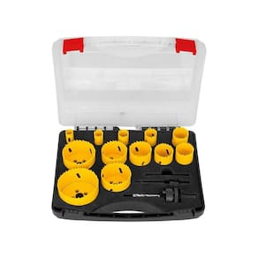 Jogo De Serras Copo Bi-Metalica 15 Pecas Laminas Bi-Metalicas Dentes Em Aco Hss Tramontina