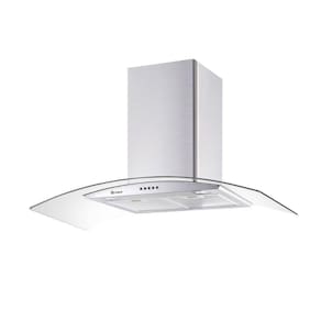 Coifa Parede Venezia Gallant Vidro Curvo Inox 90cm GCO90VM1A