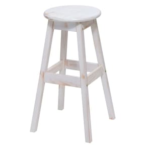 Banqueta De Madeira Tamanho Alto Modelo Rustico Tramontina