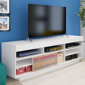 Rack Para Tv Até 60 Polegadas Treviso Flex Branco/antique - Artely