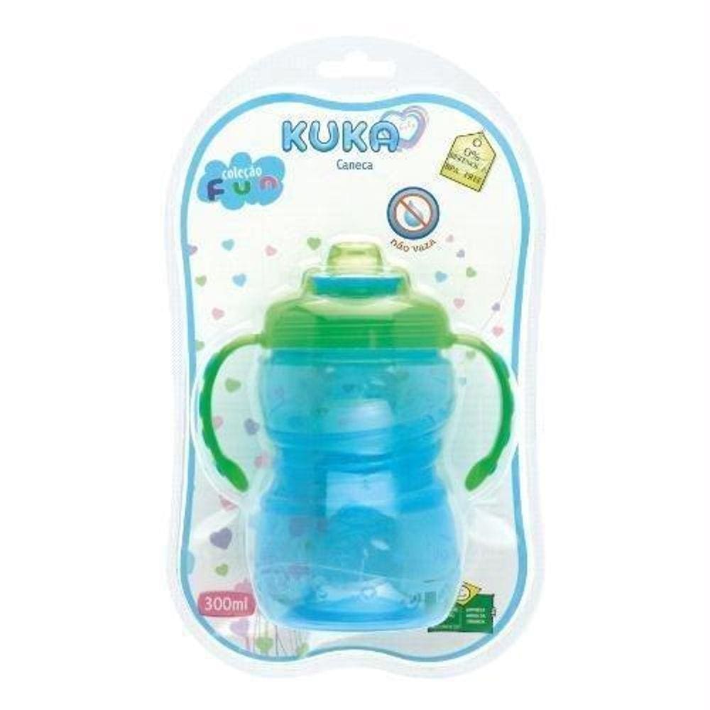 Caneca com Alça Fun Azul 300ml - Kuka