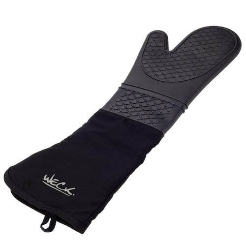 imagem-Luva Térmica Profissional Silicone  Algodão 50 cm 6277 Weck - Preto