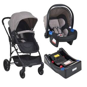 Carrinho Bebe Travel System Burigotto Convert Touring Evolution x Capuccino e Base