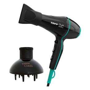Kit Taiff Secador Profissional Style 2000W Preto + Difusor Curves