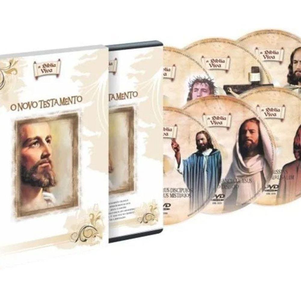 A Bíblia Viva - O Novo Testamento - Box Com 6 DVDS