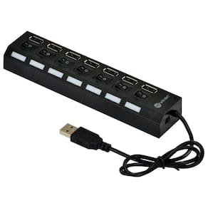 Hub Usb 2.0 Vinik Huv-40 7 Portas Com Cabo E Led Indicador