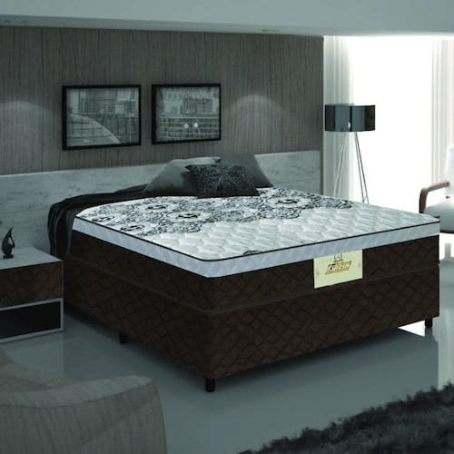 Menor preço em Conjunto Box Casal 138 cm New York Gazin