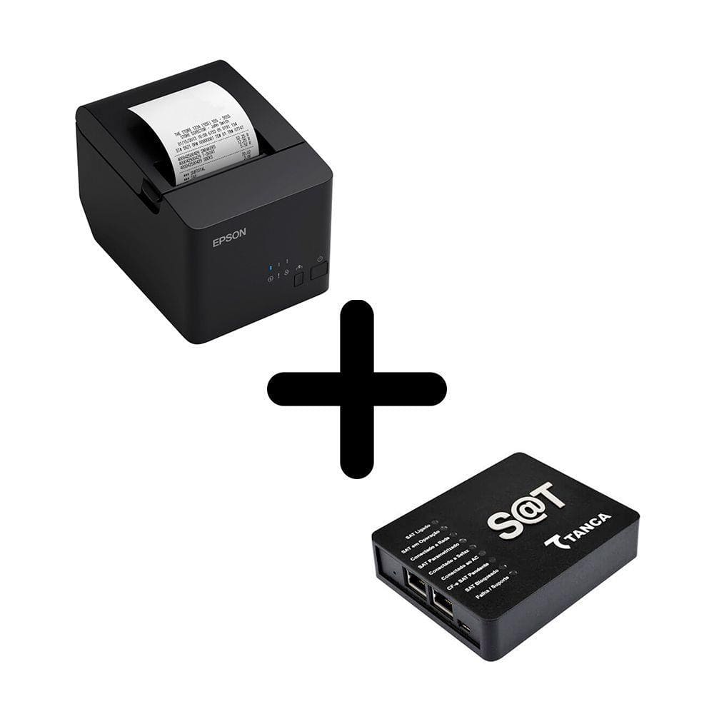 Kit - Sat Fiscal Tanca TS-1000 + Impressora Térmica Epson TM T20X Serial/USB