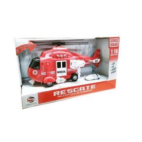 Helicoptero de Resgate com LUZ e Som SHINY TOYS 434