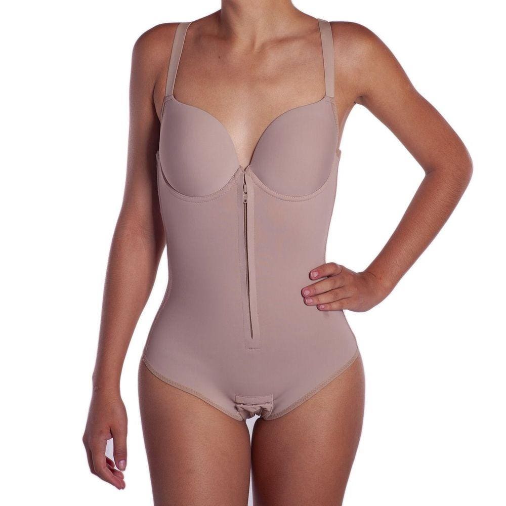 Body Modelador Copa C Com Zíper Cintura Perfeita Vi Lingerie