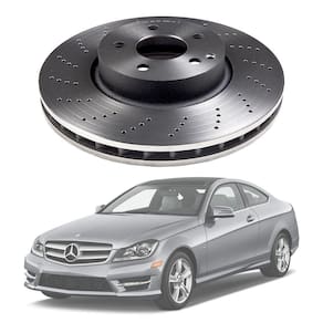 Disco Dianteiro Perfurado Mercedes C 300 2008-2014