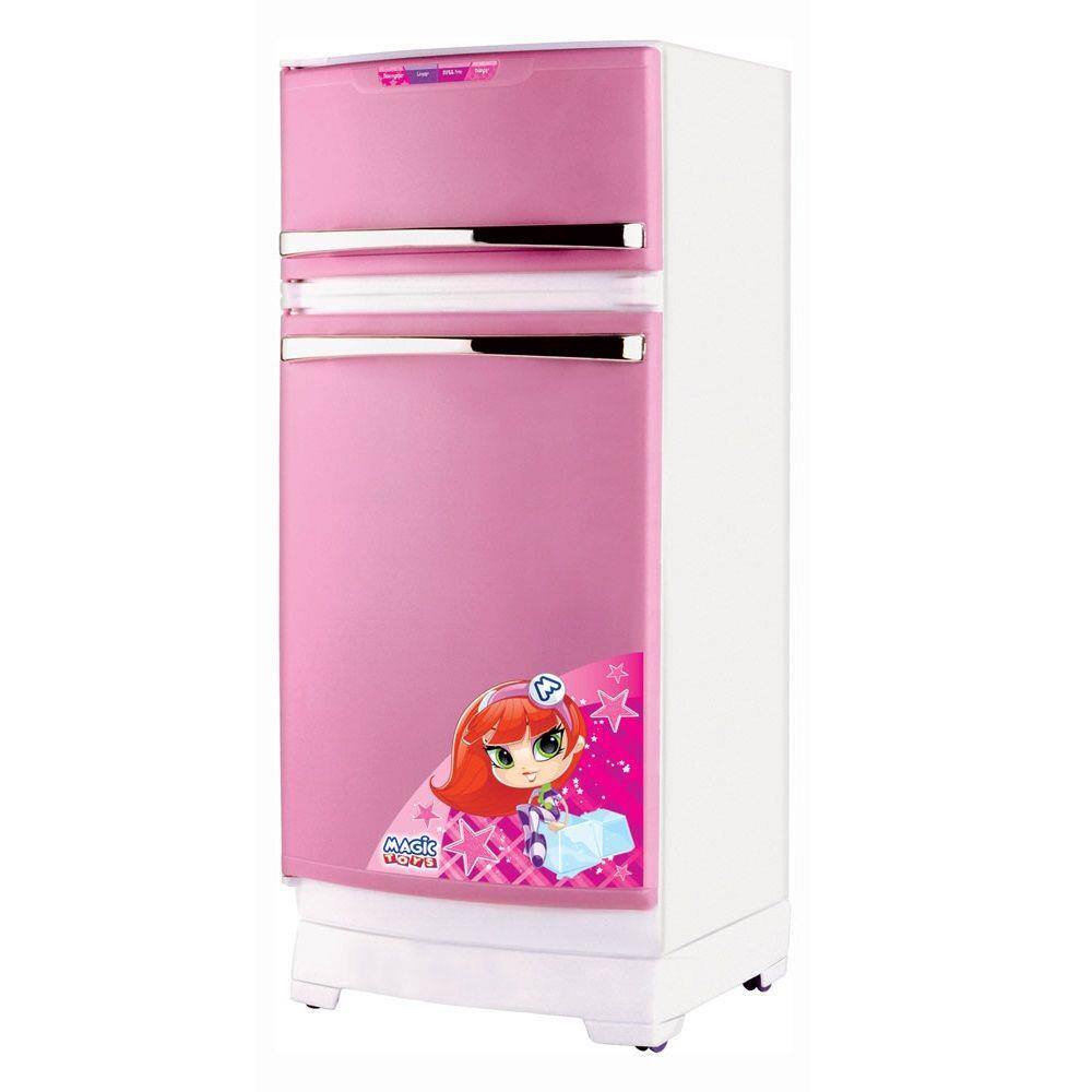 Kit Cozinha Da Barbie Completa Menina 4 Partes Geladeira Top