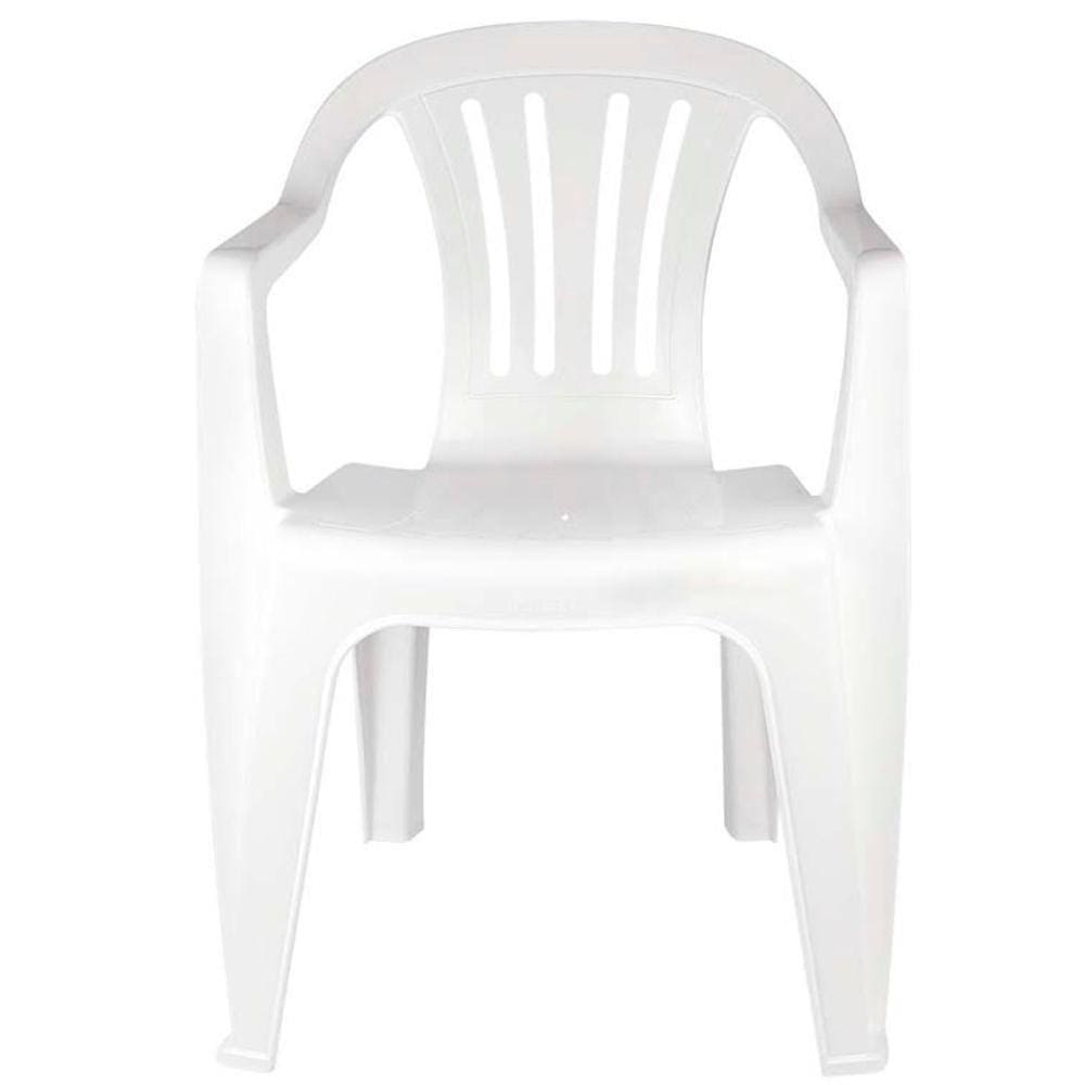 Cadeira de Plástico Bela Vista 15151101 Branco Mor