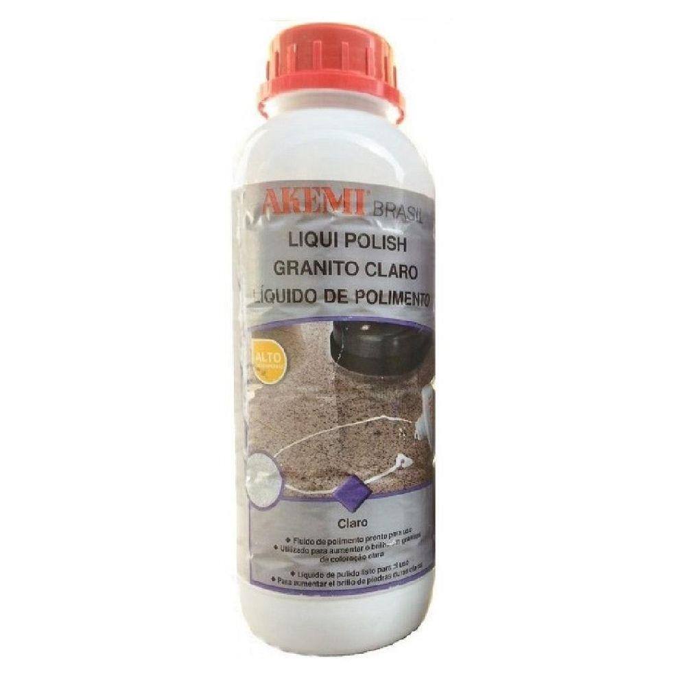 Polidor Liqui Polish Mármore Granito Akemi Cor Claro 1,0L