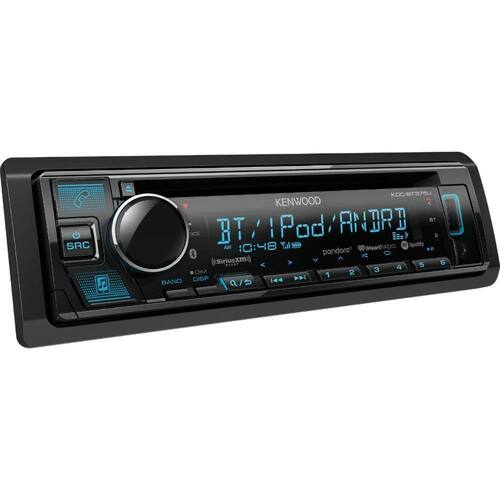 CD Player Automotivo Kenwood CD/DM Bluetooth Satellite Radio KDCBT375U Preto Casas Bahia