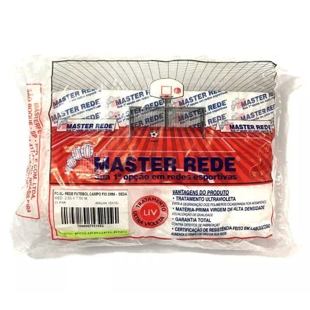 Rede Campo Tradicional Master Rede Fio 2,5Mm Em Seda
