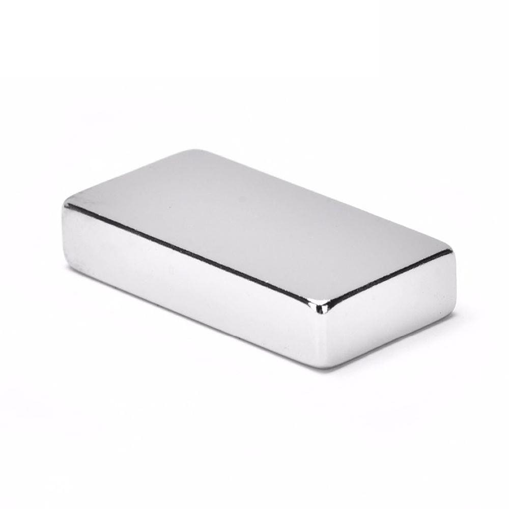 Imã de Neodimio Bloco Super Forte - 40x20x10mm - N35