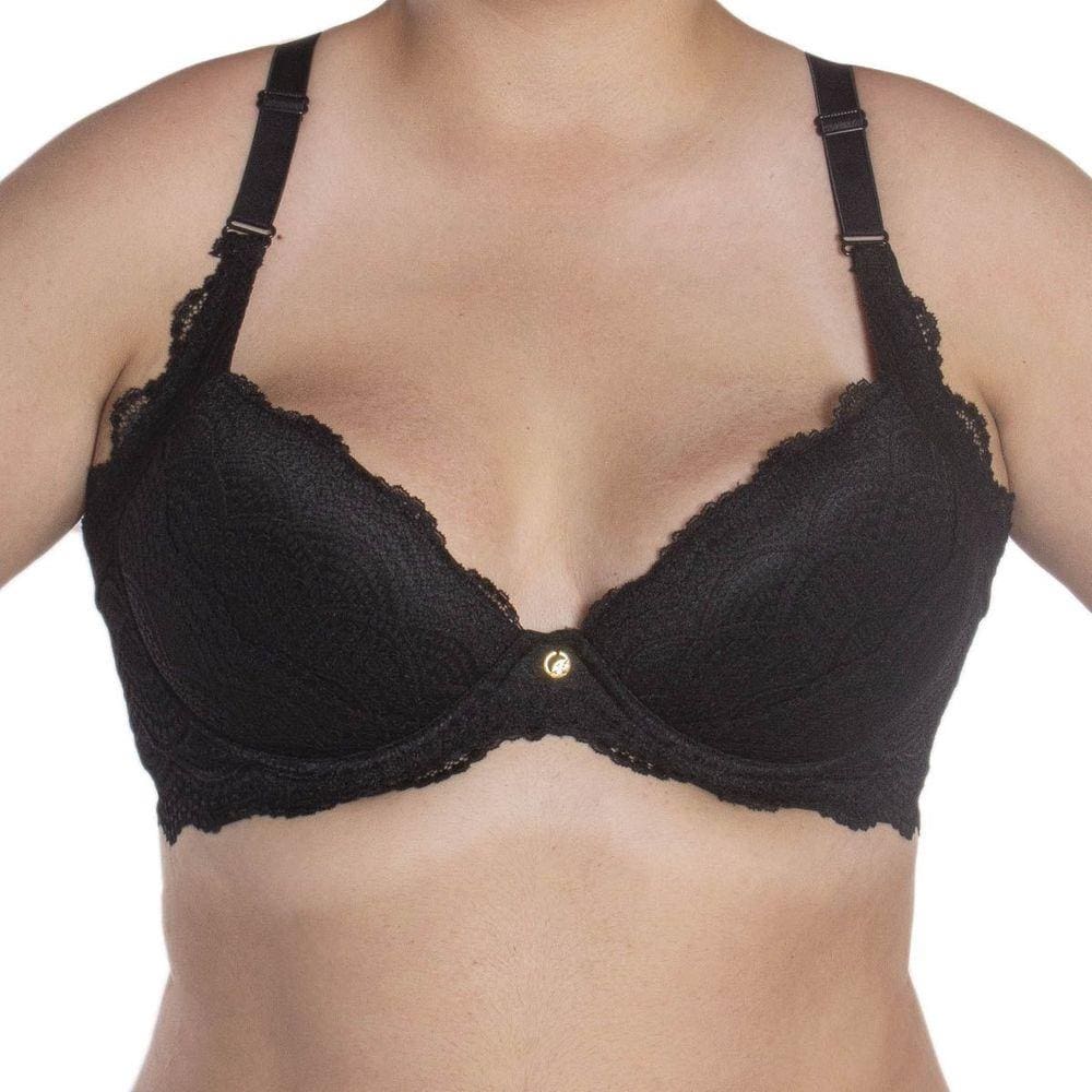 Sutiã plus size com bojo rendado Nayane Rodrigues