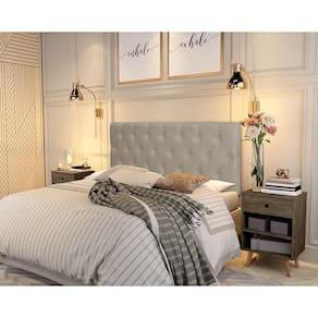 Painel Cabeceira Paris Queen Para Cama Box 1,58 Suede