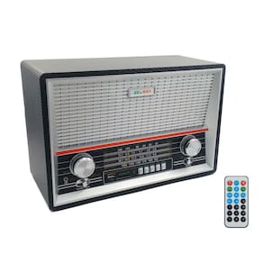 Rádio Retrô Com Controle Bluetooth Bt 2068 Livstar