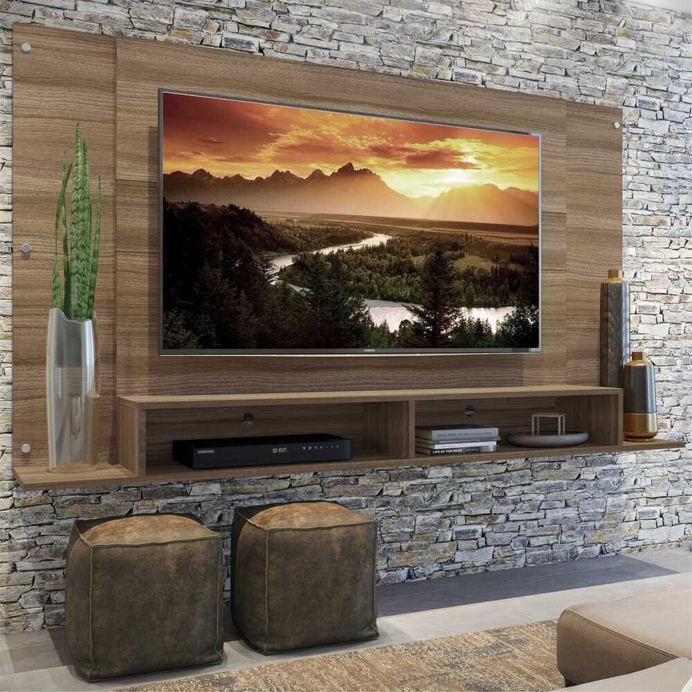 Painel TV 60" com Nichos Tókio Multimóveis Madeirado