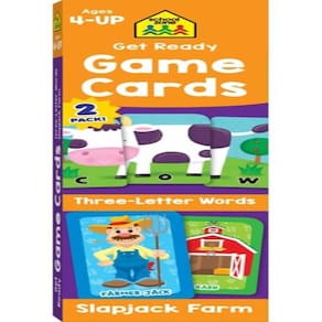 Get Ready Game Cards Three-Letter Words & Slapjack Farm 2-Pack