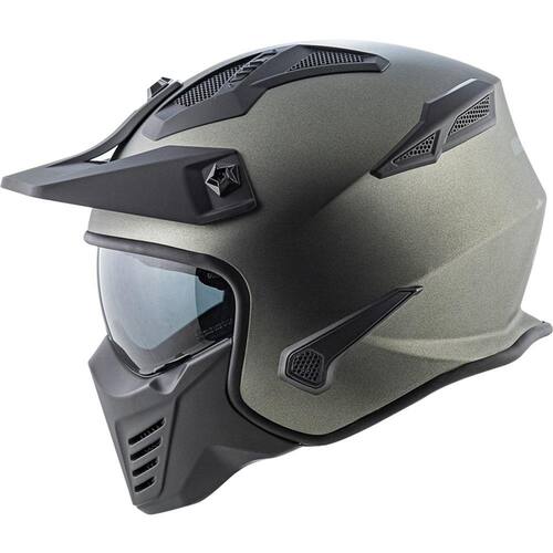 Capacete Norisk Darth FS726X Titânio Fosco (4 em 1)