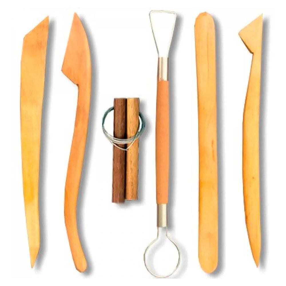 Kit de Estecas para Modelagem Plus Sinoart 6 Unidades SFT063