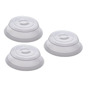 Tampa De Microondas Para Alimentos Kit Com 3 Unidades