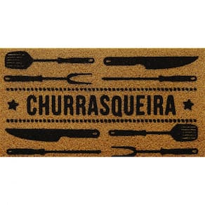 Capacho de Churrasqueira Super Print Isadora Design 40cmx75cm Churrasqueira