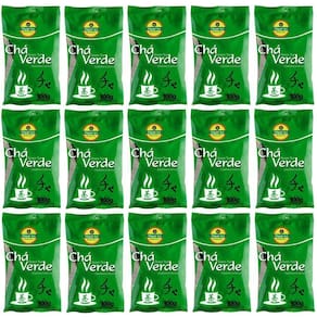 Kit 15 X Chá Verde 100G Infusão Hiper Tri - Green Tea