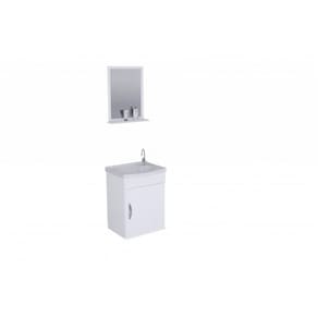 Kit para Banheiro Siena 39CM com 1 Porta 578202 Branco Rorato