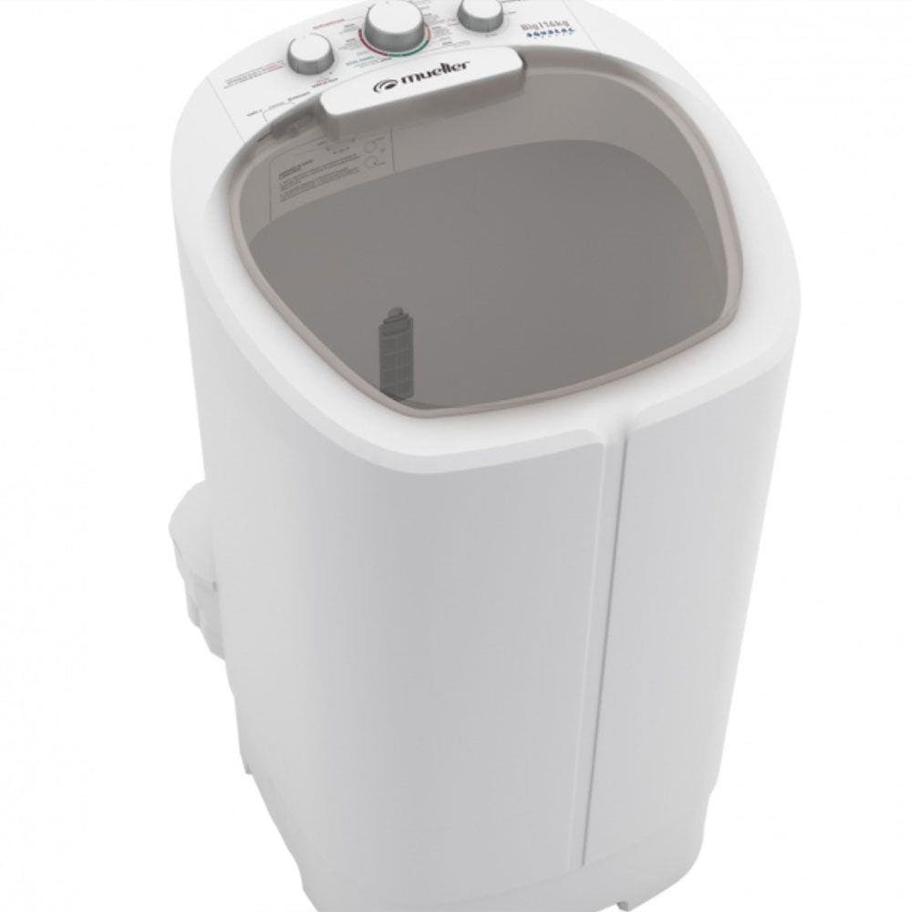 Lavadora de Roupas Mueller 16 Kg Semiautomática Big Branco