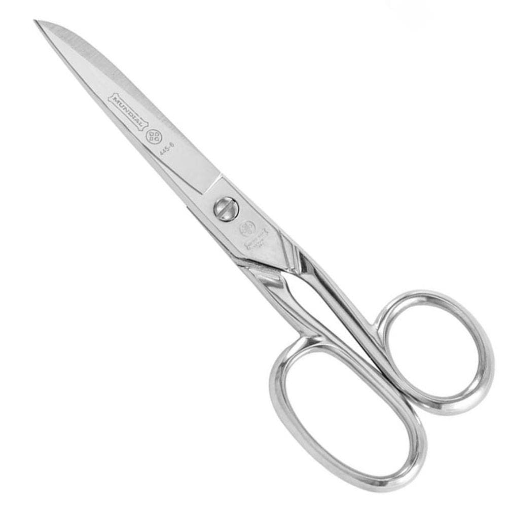 Tesoura Forjada para Costura 15 CM 445/6 Cromada MUNDIAL