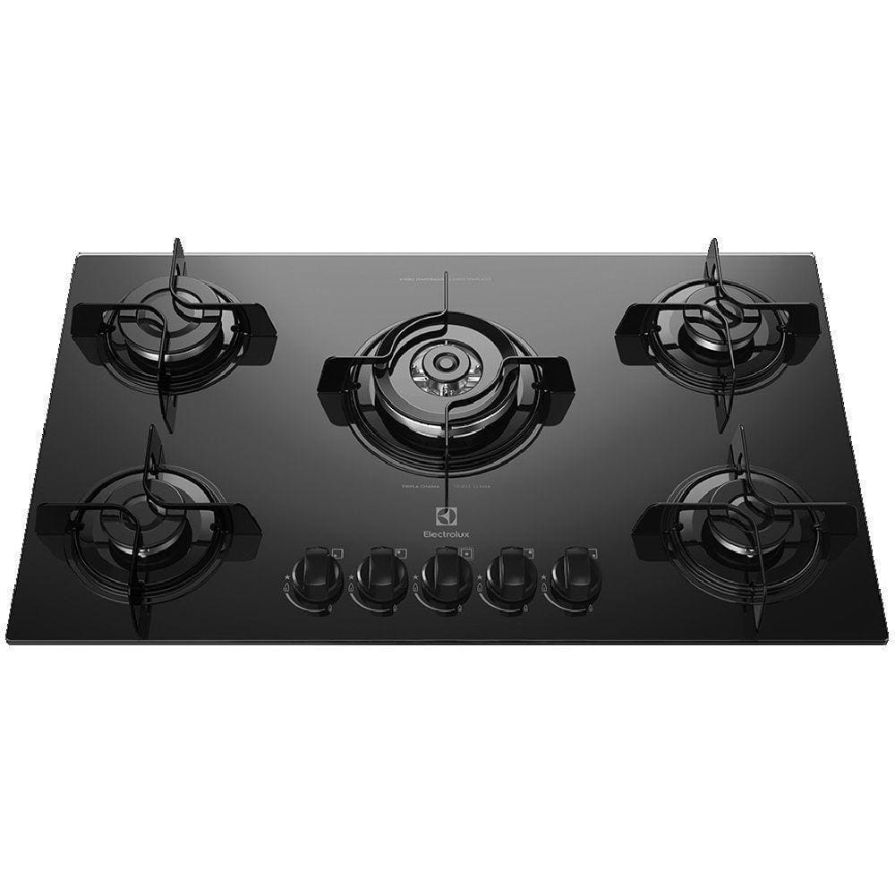 Cooktop à Gás KE5TP 5 Queimadores Preto Electrolux Bivolt