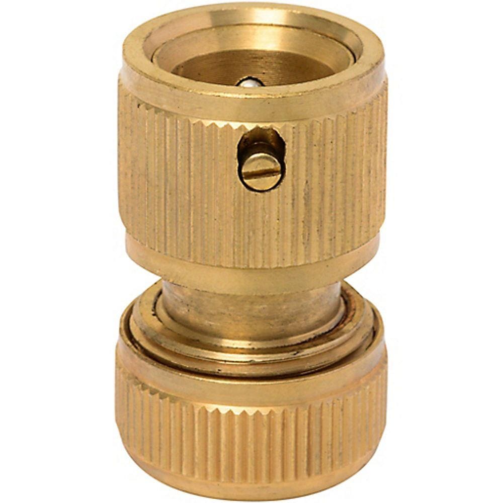 Conector Rápido 4,7x3cm com Stop 1/2" Bronze Ergo