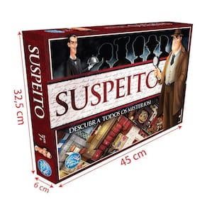 Jogo de Tabuleiro SUSPEITO - TOP LINE - Pais e Filhos