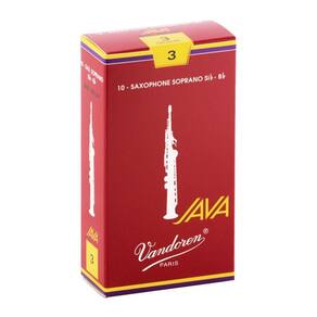 Palheta Vandoren Java Red Cut Nº 3 Para Sax Soprano