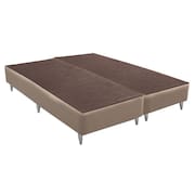 Base Sommier Linho Bege Super King (193x203x23) - Ortobom