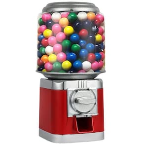 Maquina Bolinhas Venda Automática Vending Machine Vermelha