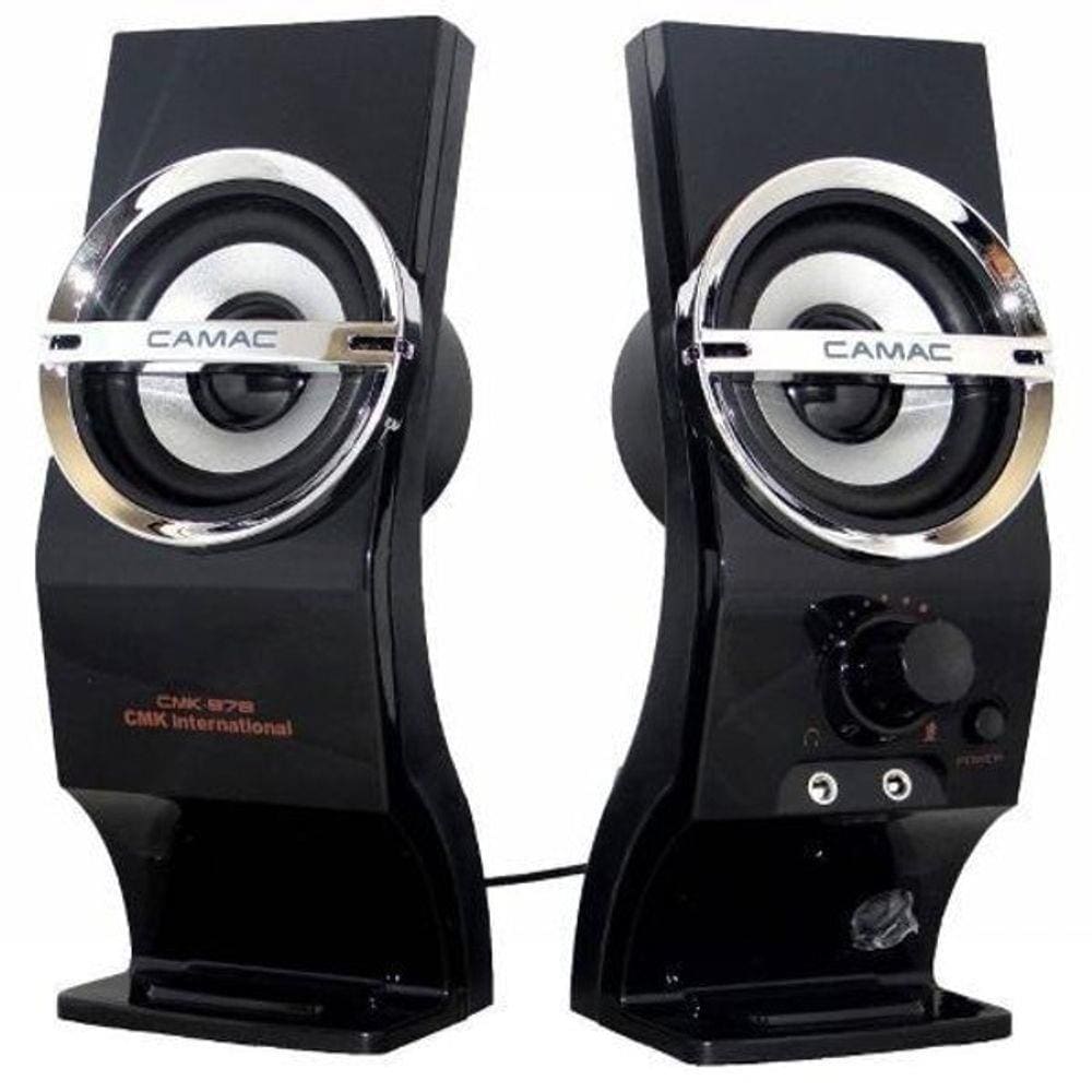 Caixinha Caixa De Som Pc - 500w Usb P2 Camac Notebook - Cmk-878