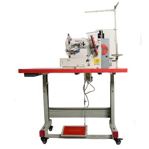 Máquina Costura Industrial Galoneira Plana Eletrônica Control Box Acoplado ao Cabeçote SS5-01-CBDE-UT-ST-SH-QI Sun Special