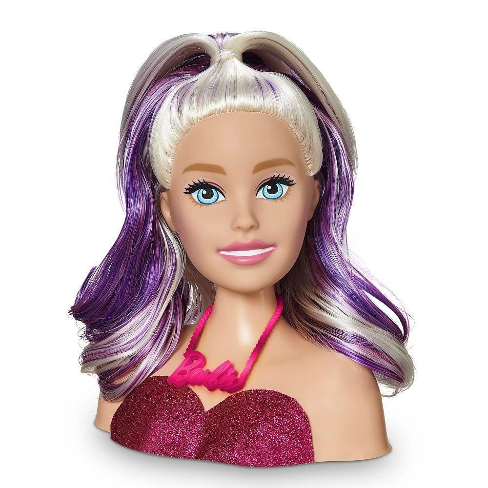 BONECA BUSTO “NANCY HAIR SHINY” PARA FAZER PENTEADOS E MAQUIAGEM – SUPER  TOYS – REF. 518