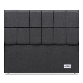 Cabeceira Piave Linho Cinza Casal (12x140x125) - Ortobom