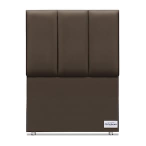 Cabeceira South Veluto Marrom Solteiro (11x90x125) - Ortobom
