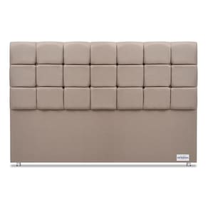 Cabeceira Amur Linho Bege King (12x188x125) - Ortobom