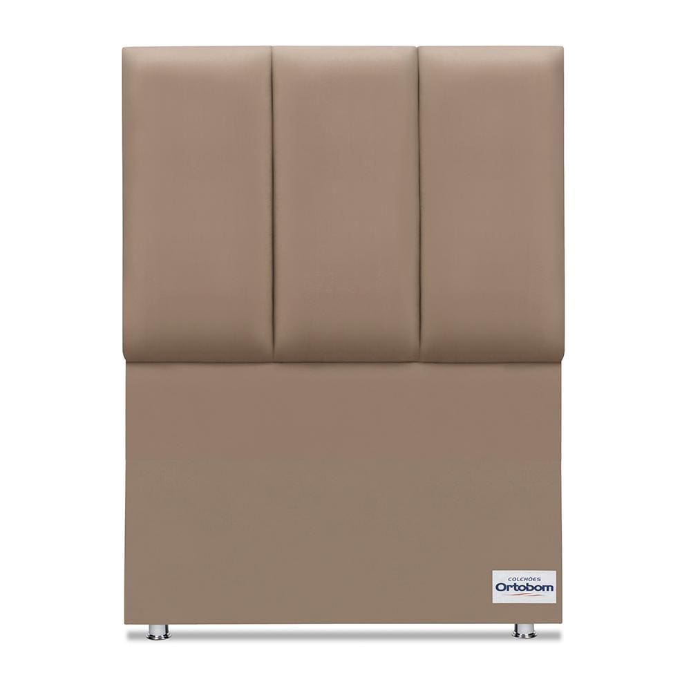 Cabeceira South Veluto Bege Solteiro (11x90x125) - Ortobom