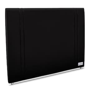 Cabeceira Tamisa Veluto Preto Casal (8x140x125) - Ortobom