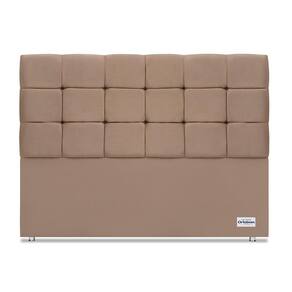 Cabeceira Amur Veluto Bege Queen (12x160x125) - Ortobom